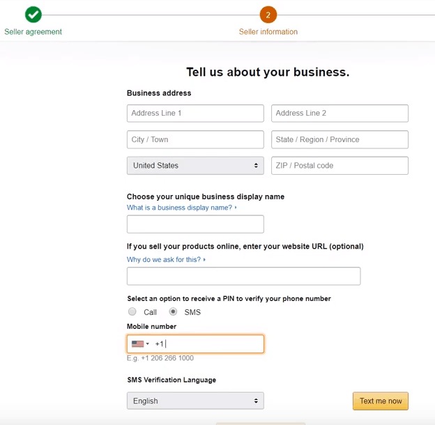 amazon seller agreement