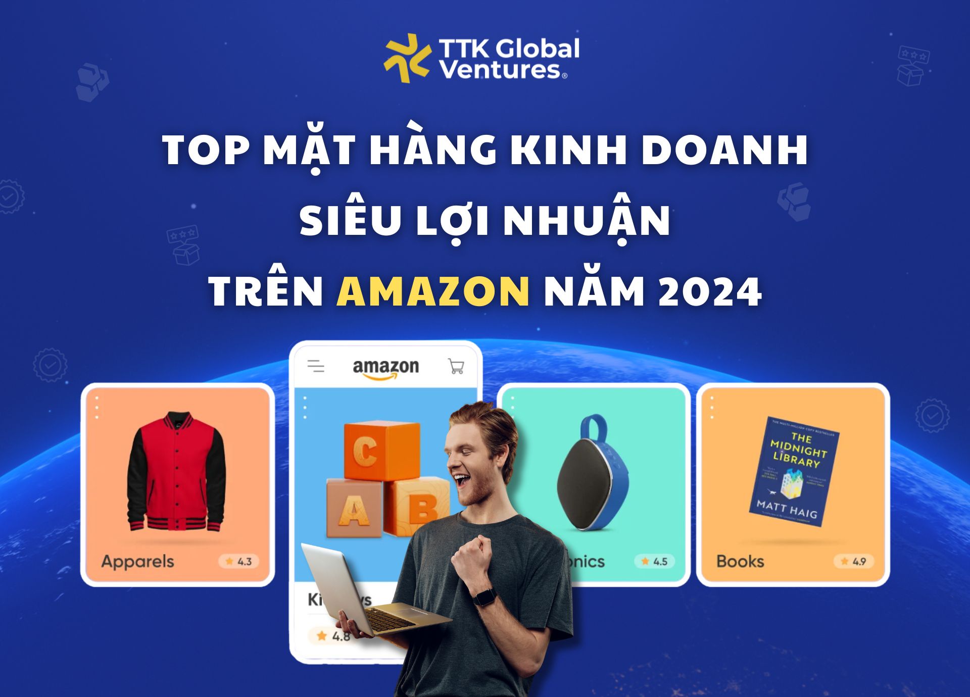 TOP Mặt Hàng Kinh Doanh Siêu Lợi Nhuận Trên Amazon 2024